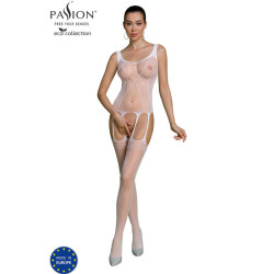 Passion - Bodystocking Eco Collection Eco Bs007 Blanc